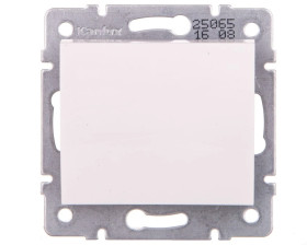 LOGI Łącznik jednobiegunowy śrubowy 10AX 250V biały 021000102 25065