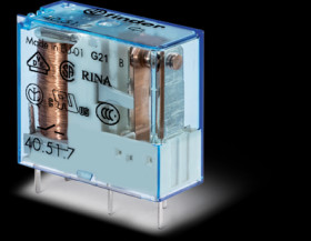 Relay, 1 Form C (NO/NC), 14 V (DC), 300 Ω, 12 A, 400 V (AC), monostable, 40.51.9.014.0000