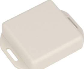 ABS miniature enclosure, (L x W x H) 50 x 50 x 15 mm, light gray (RAL 7035), IP54, 1551SFLGY