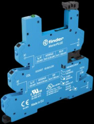 Relay socket, with screw terminals for electromechanical relays - EMR, 93.62.8.230