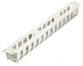 Organizator kablowy z przepustem kablowym WB-S 1U RAL 7035 19-0035S