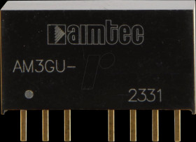 AM3GU-1215DH30JZ DC/DC-Wandler AM3GU, 3 W, 15 V, 100 mA, SIP 8