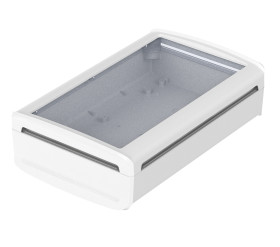 Obudowa ogólnego użytku Poliwęglan szerokość zew. 63 mm długość zew. 222,3 mm wys. zew. 140 mm Bopla Biały