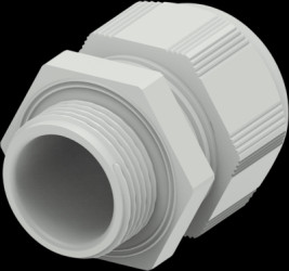 Cable gland, M25, Clamping range 9 to 16 mm, IP68, light gray, 1SNG601085R0000