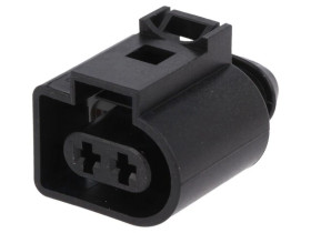 Złącze Automotive MCP żeńskie czarne 2-PIN 1-1355200-1