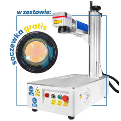 Zestaw FIBER Standard: Znakowarka laserowa 50W RAYCUS 15x15cm + soczewka 200x200mm