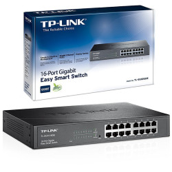 SWITCH TP-LINK TL-SG1016DE 16por 10/100/1000 Do szafy RACK 19"