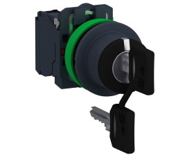 Wyłącznik kluczykowy, DPST 3-Way, -40 → +70°C