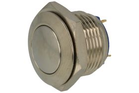 Przełącznik; przyciskowy; GQ16B-10J/N; OFF-(ON); 1 tor; bez podświetlenia; monostabilny; na panel; 2A; 36V DC; 16mm; IP65; Onpow