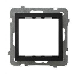 AS Adapter podtynkowy systemu OSPEL 45 do serii As czarny metalik AP45-1G/m/33