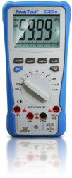 Digital multimeter P 2025 A, 10 A(DC), 10 A(AC), 600 VDC, 600 VAC, 40 nF to 200 µF, CAT III 600 V