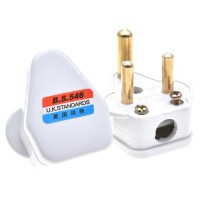 WAC250RPA-WK5 Wtyk 250V - standard RPA - 3 biegunowy, biały 5A - na kabel