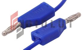 PPS1-NIEBIESKI PRZEWÓD 2XBANAN (M+F) 1m