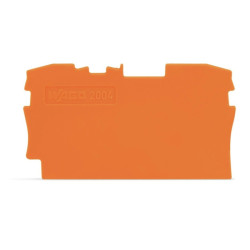 Ścianka końcowa/ wewnętrzna pomarańczowa 4mm2 2004-1292 TOPJOB S Wago