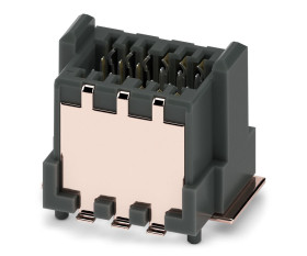 Listwa stykowa PCB 12-pinowe FP 0.8/12-MV-SH raster: 0.8 mm Pionowy 2-rzędowe Phoenix Contact Powierzchnia500 V W