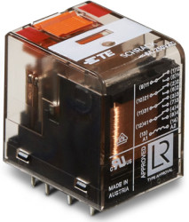 Relay, 4 Form C (NO/NC), 24 V (AC), 192 Ω, 6 A, 240 V (AC), monostable, 9-1419111-6