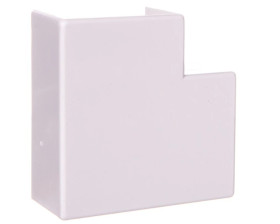 Narożnik do kanałów kablowych płaskiAP 40x25 biały /2szt/ ECAP4025B