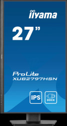 XUB2797HSN-B2 69-cm monitor, 1080p, speakers, USB dock, pivot