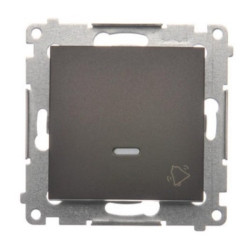 SIMON54 brąz mat. DD1L.01/46 Łącznik dzwonk.podśw.