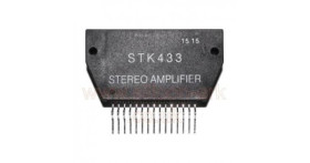 STK433 stereo audio power amp 5+5 watts
