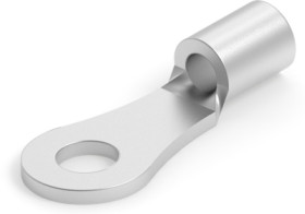 Uninsulated ring cable lug, 0.26-1.65 mm², AWG 22 to 16, 3.02 mm, M2.5, metal, 323096