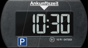 3011 KFZ - Electric parking disk PARK Mini, black