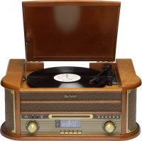 WG-GRMCR51 Gramofon RCA, USB, CD, odtwarzacz kaset - brąz, retro