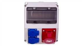 Rozdzielnica Stacjonarna Lublin 16A/5P 2Xgs Bez Zabezpieczeń Ip44 9035003W