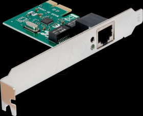 77773001 Network card, PCI Express, Gigabit Ethernet, 1x RJ45