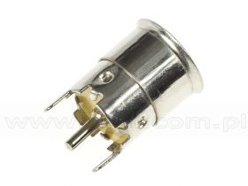 Złącze żeńskie antenowe do druku, metalowe