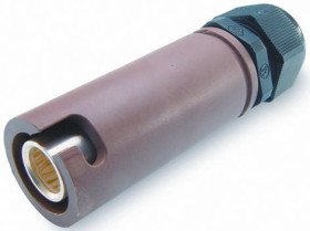 Złącze przemysłowe - zasilające 250A Gniazdo 1,0 kV 1P Żeński ITT Cannon Brązowy Montaż na kablu IP65