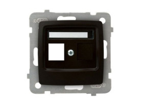 KARO Obudowa gniazda komputerowe pojedyncze czekoladowy metalik GPK-1S/p/40 OSPEL