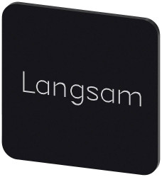 Tabliczka opisowa Siemens 3SU1900-0AF16-0AN0 (S x W) 22 mm x 22 mm powoli 10 szt.