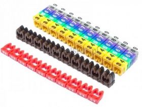 Oznaczniki numeryczne 0-9, przewód 5mm