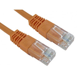 Kabel Ethernet Cat5e długość 2m Z zakończeniem RS PRO PVC l. żył: 8 średnica 4.6mm