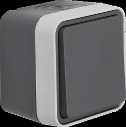 WNC010 Intermediate switch W.1, AP, IP55, grey