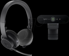 991-000309 Logitech Zone Wireless + Brio 4K Webcam