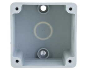 Puszka natynkowa do gniazd tablicowych 75x75mm IP44 80000