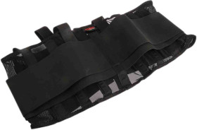 Pas usztywniający, Czarny, Nylon, zamknięcie: Rzep, rozmiar w pasie: 36 → 42cal