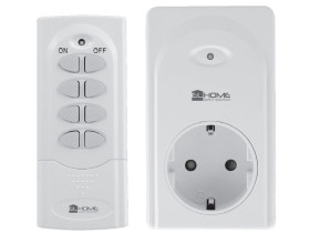 Gniazdo bezprzewodowe sterowane pilotem "EL-HOME" RCS-31C8-3600W (1V1) kolor biały C81H131 EURA-TECH