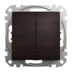 Łącznik świecznikowy, wenge, efekt drewna, Sedna Design i Elements SDD181105