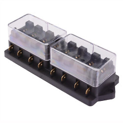 8 Way Standard Blade Fuse Box Holder