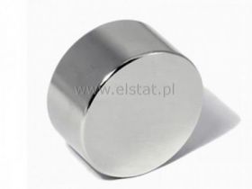Magnes neodymowy 35x5mm niklowany