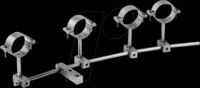 350014 Multi-feed holder for four LNBs, aluminium, universally height a