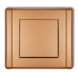 FLEXI Przycisk /światło/ złoty metalik 8FWP-5