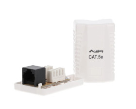 Gniazdo teleinformatyczne natynkowe UTP 1xRJ45 kat.5e OU5-0001-W