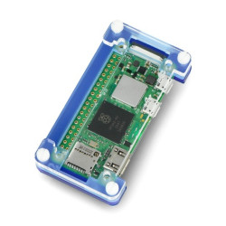 Pibow Zero 2 W - obudowa do Raspberry Pi Zero 2 W - fioletowa - PiMoroni PIM595