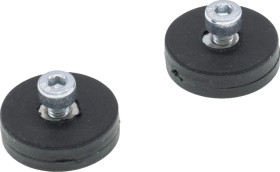 AE000031 Akcesoria do świateł, 2x magnes, Ø22mm, neodymowy, gwint wewnętrzny M4, guma