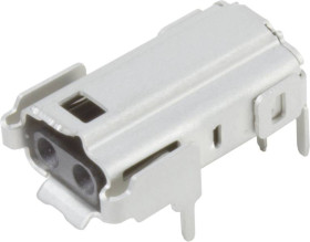 Harting 09452812800333 Złącze męskie PCB Łączna ilość styków: 2 1 szt.