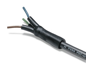 Osłona termokurczliwa średnica przed 38mm średnica po skurczeniu 19mm HellermannTyton 2:1